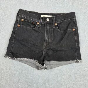 Black Denim Women Shorts
